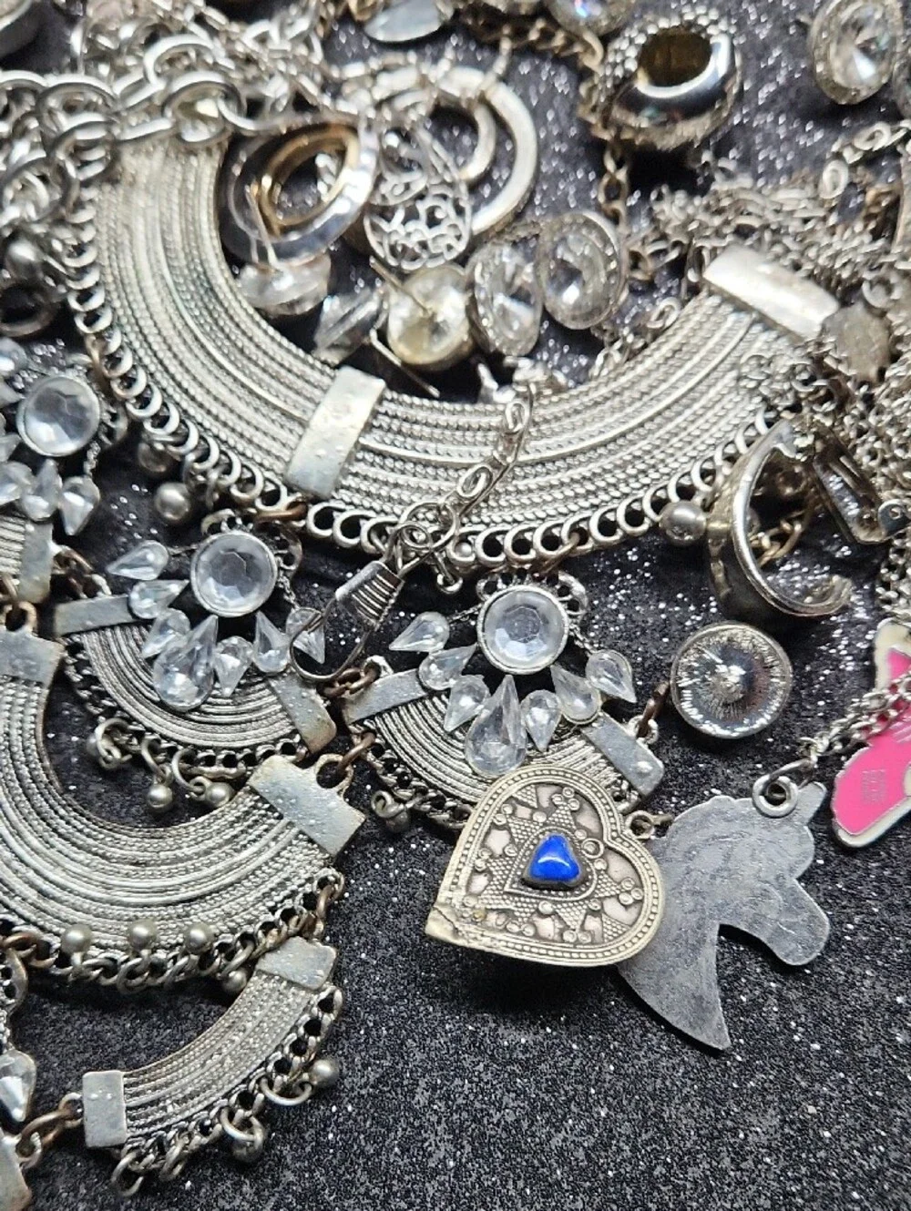 Silver-Tone Broken Or Missing Craft Bag